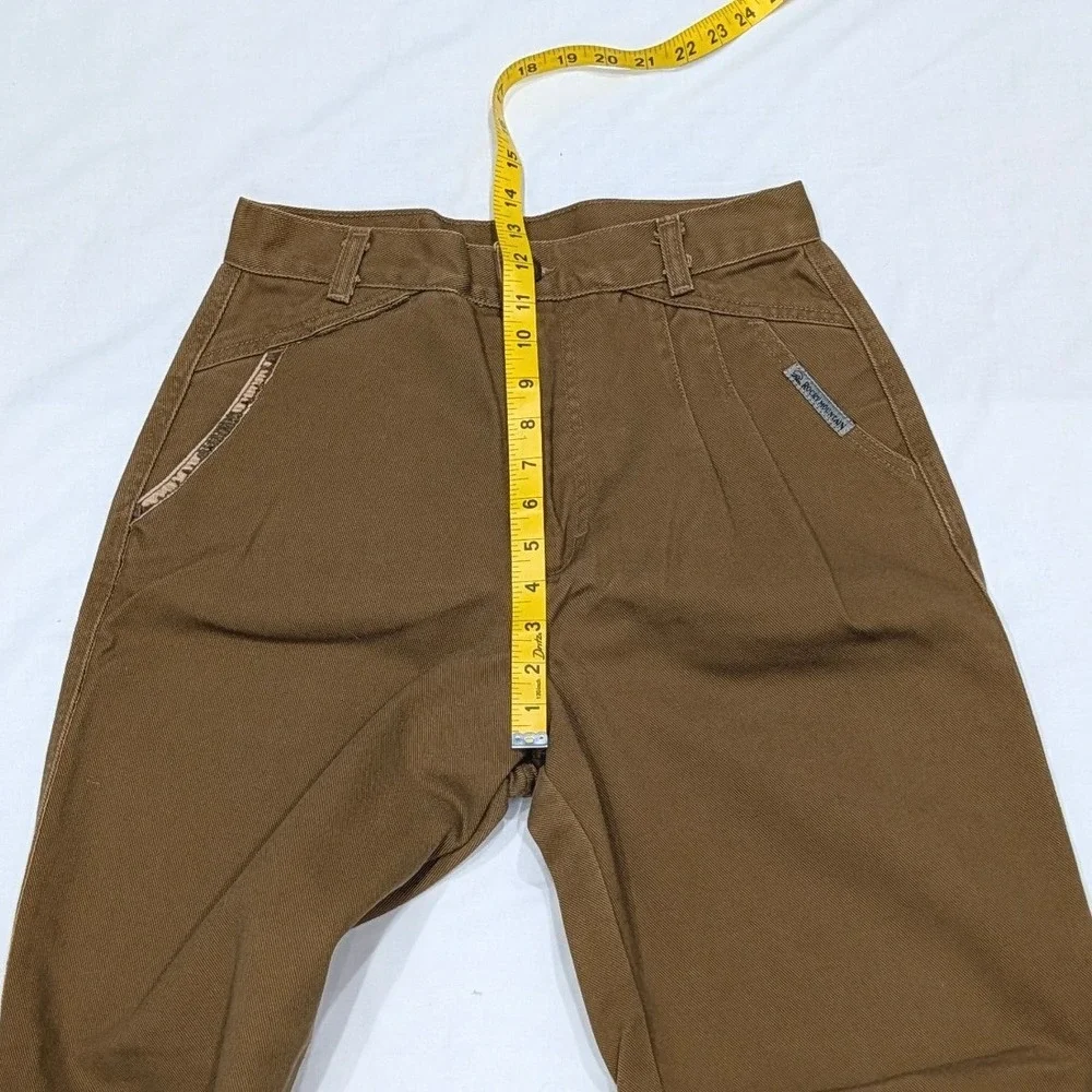 Rocky Mountain Clothing Co Vintage Brown High Waisted Western Pants Women 31/11